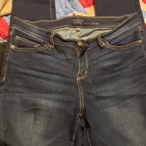 Soho super skinny dark wash jeans